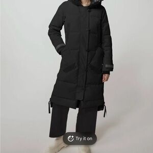 Canada Goose Aldrige Black Puffer Coat